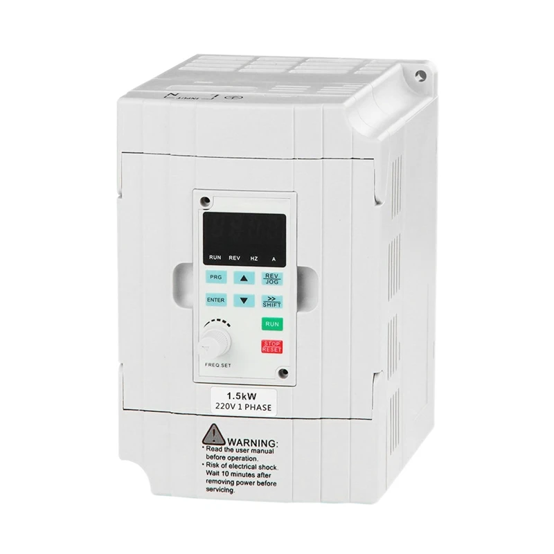 SVD-ES Series Single Phase VFD Drive VFD Inverter Professional Variable Frequency Drive 1.5KW 220V 7A for Spindle Motor Speed Co 
SVD-ES Series Single Phase VFD Drive VFD Inverter Professional Variable Frequency Drive 1.5KW 220V 7A for Spindle Motor Speed Co