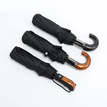 Classic English Style Umbrella Men Automatic 3 Folding Umbrella Rain 10Ribs Strong WindResistant Business Male Quality Parasol
Classic English Style Umbrella Men Automatic 3 Folding Umbrella Rain 10Ribs Strong WindResistant Business Male Quality Parasol