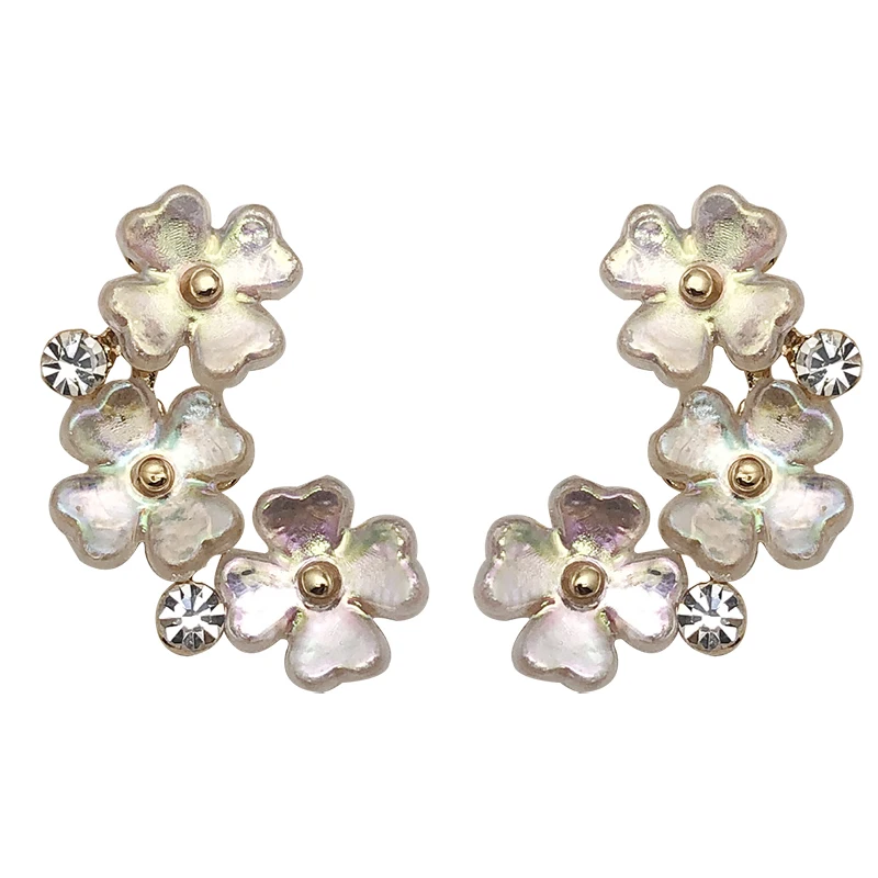 Japanese Elegant Flowers Ears Clip Earrings Without Piercing Women Cute Small White Shell Flowers Clip on Earring No Pierced Ear
Japanese Elegant Flowers Ears Clip Earrings Without Piercing Women Cute Small White Shell Flowers Clip on Earring No Pierced Ear