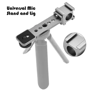 Triple Cold Shoe Mounts Metal Gimbal Extension Bracket Microphone Stand LED Video Light Mount Adapter for OSMO Mobile 3 2
Triple Cold Shoe Mounts Metal Gimbal Extension Bracket Microphone Stand LED Video Light Mount Adapter for OSMO Mobile 3 2