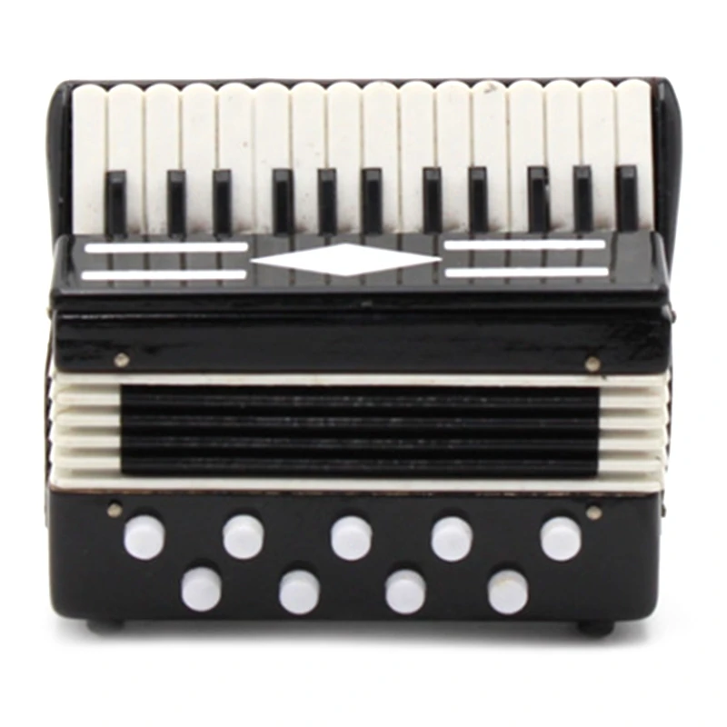 Description Picture 5 of itemMiniature Accordion Mini Musical Instrument Accordion Exquisite Musical Instruments Holiday Decoration Music Gifts