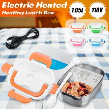 110v 1.05L Lunch Box Food Container Portable Electric Heating Food Warmer Heater Rice Container Dinnerware Sets For Home
110v 1.05L Lunch Box Food Container Portable Electric Heating Food Warmer Heater Rice Container Dinnerware Sets For Home
