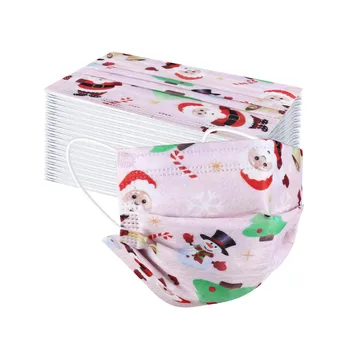 50 Pcs Christmas Printing Mask Kids Disposable 3 Layers Ply Filter Protection Face Mask Meltblown Non-woven Mask Mondkapjes
50 Pcs Christmas Printing Mask Kids Disposable 3 Layers Ply Filter Protection Face Mask Meltblown Non-woven Mask Mondkapjes