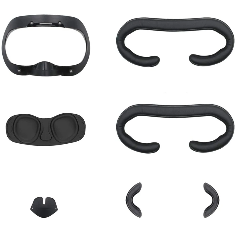 Facial Interface Bracket PU Leather Foam Face Cover Pad Replacement & Anti-Leakage Nose Pad Set for Valve Index Headset
Facial Interface Bracket PU Leather Foam Face Cover Pad Replacement & Anti-Leakage Nose Pad Set for Valve Index Headset