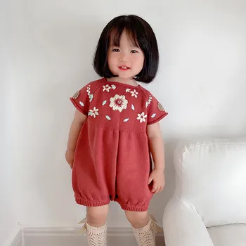 Dibeberabbit Knitted Baby Romper Embroidery Newborn Baby Clothes Cotton Toddler Jumpsuit Short Sleeve Infant Girl Sunsuit Autumn
Dibeberabbit Knitted Baby Romper Embroidery Newborn Baby Clothes Cotton Toddler Jumpsuit Short Sleeve Infant Girl Sunsuit Autumn