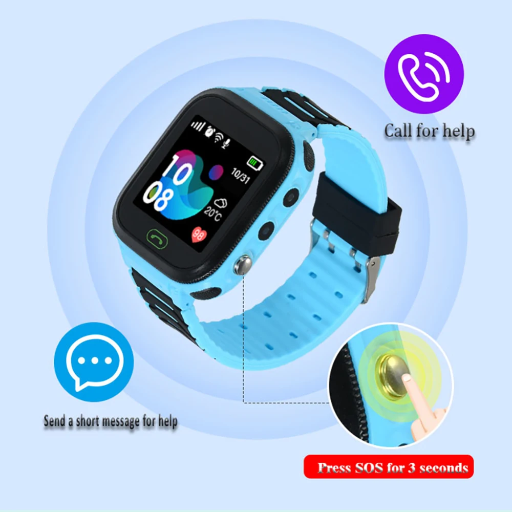 Children's Smart Watch Anti Lost Child Tracker SOS Smart Monitoring Positioning Phone Kids Baby Watch Compatible IOS Android
Children's Smart Watch Anti Lost Child Tracker SOS Smart Monitoring Positioning Phone Kids Baby Watch Compatible IOS Android