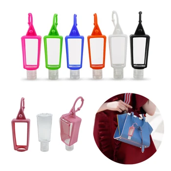 Portable Hand sanitizer Empty bottle Silicone Hangable Hook Refillable Bottles Travel Sanitizer Container Squeeze Sub-bottle
Portable Hand sanitizer Empty bottle Silicone Hangable Hook Refillable Bottles Travel Sanitizer Container Squeeze Sub-bottle