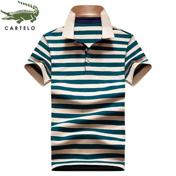 CARTELO men's clothing summer new fashion simple cotton lapel breathable stripes comfortable casual short-sleeved polo shirt
CARTELO men's clothing summer new fashion simple cotton lapel breathable stripes comfortable casual short-sleeved polo shirt