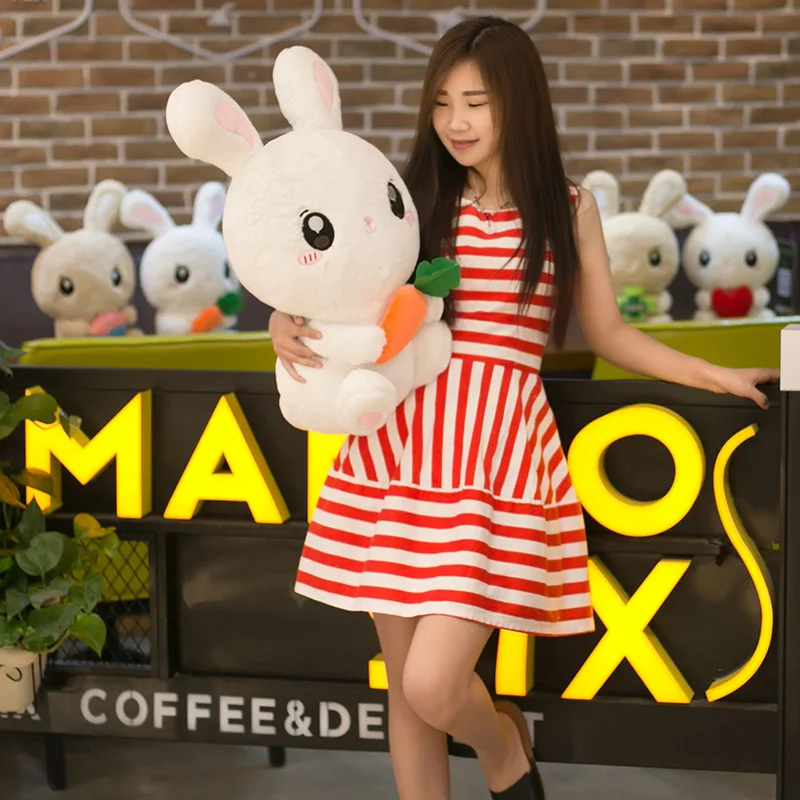 Cute Cartoon Bonnie Rabbit Doll White Rabbit Holding Heart Ice Cream Stuffed Toy Birthday Gift
Cute Cartoon Bonnie Rabbit Doll White Rabbit Holding Heart Ice Cream Stuffed Toy Birthday Gift