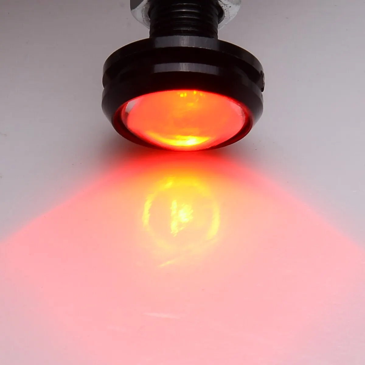 2pcs/set 23mm Red LED 12V Eagle Eye Brake Running Light Stop Parking Tail Signal Light Universal For Motorcycle Car