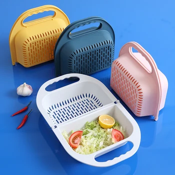 1 Pcs Plastic Foldable Vegetable Fruit Washing Drain Basket Over Sink Drain Rack Colanders Strainer Drying Rack Kitchen Storage
1 Pcs Plastic Foldable Vegetable Fruit Washing Drain Basket Over Sink Drain Rack Colanders Strainer Drying Rack Kitchen Storage