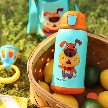 Kids Thermos Cup Snug Flask Puppy Pattern Children Multifunctional Mug Suction Nozzle Straw Creative Stainless Steel Cup
Kids Thermos Cup Snug Flask Puppy Pattern Children Multifunctional Mug Suction Nozzle Straw Creative Stainless Steel Cup