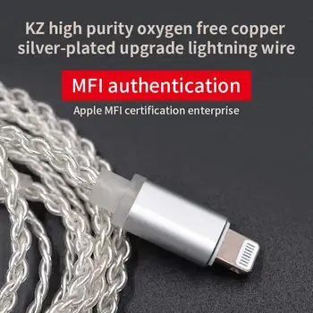 Original KZ Earphone Silver Plated Upgrade Compatible Cable 2Pin/MMCX Connector for Phone for KZ ZS6 ZSA ZS10 AS10
Original KZ Earphone Silver Plated Upgrade Compatible Cable 2Pin/MMCX Connector for Phone for KZ ZS6 ZSA ZS10 AS10