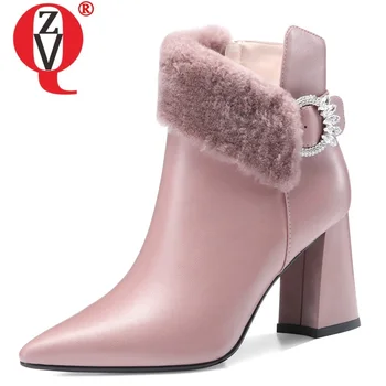 ZVQ winter new fashion sexy ankle boots outside high heels crystal pointed toe zip office women shoes drop shipping size 34-39
ZVQ winter new fashion sexy ankle boots outside high heels crystal pointed toe zip office women shoes drop shipping size 34-39