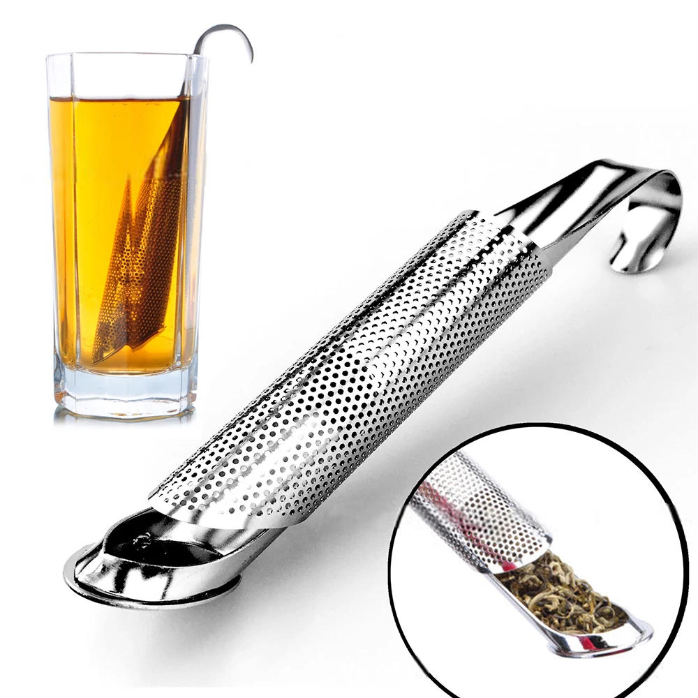 2019 The new Tea Strainer Amazing Stainless Steel Tea Infuser Pipe Design Touch Feel Good Holder Tool Tea Spoon Infuser Filter
2019 The new Tea Strainer Amazing Stainless Steel Tea Infuser Pipe Design Touch Feel Good Holder Tool Tea Spoon Infuser Filter