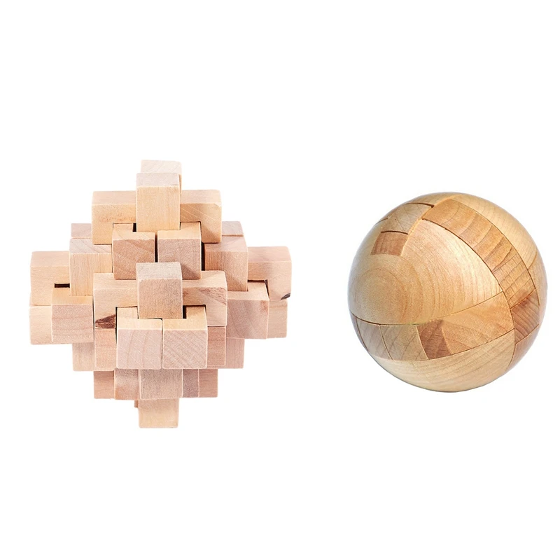 puzzle esfera de madera