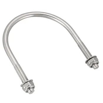 uxcell 10Pcs U-Bolts M6 60mm Inner Width Fit Pipe Dia 60mm Rod Dia 5.2mm 304 Stainless Steel with Nuts Fitting Parts
uxcell 10Pcs U-Bolts M6 60mm Inner Width Fit Pipe Dia 60mm Rod Dia 5.2mm 304 Stainless Steel with Nuts Fitting Parts