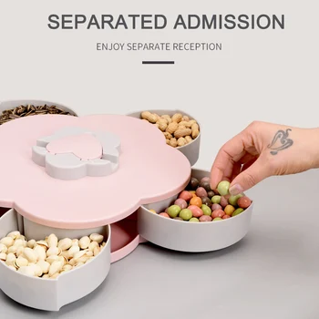 Double Layer Fruit Bowl Petal Form Tray Dish Plate Appetizer Kitchen Tray MYDING
Double Layer Fruit Bowl Petal Form Tray Dish Plate Appetizer Kitchen Tray MYDING