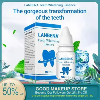 10ml LANBENA Teeth Whitening Essence Oral Hygiene Cleaning Serum Remove Plaque Stains Tooth Whitener Tooth Bleaching Dental Tool
10ml LANBENA Teeth Whitening Essence Oral Hygiene Cleaning Serum Remove Plaque Stains Tooth Whitener Tooth Bleaching Dental Tool