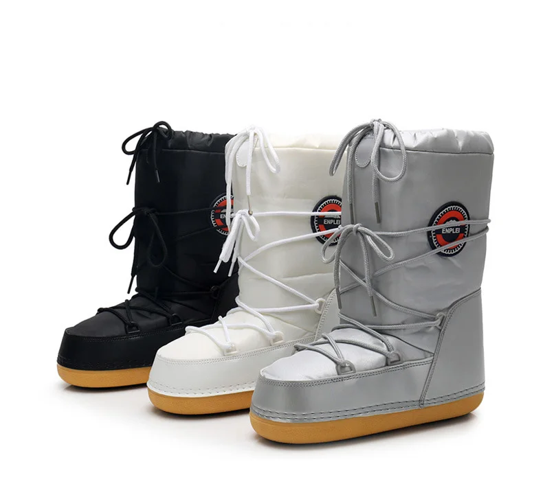 Winter Non-Slip Mid-Calf Slip-on Snow Boots for Women - true deals club