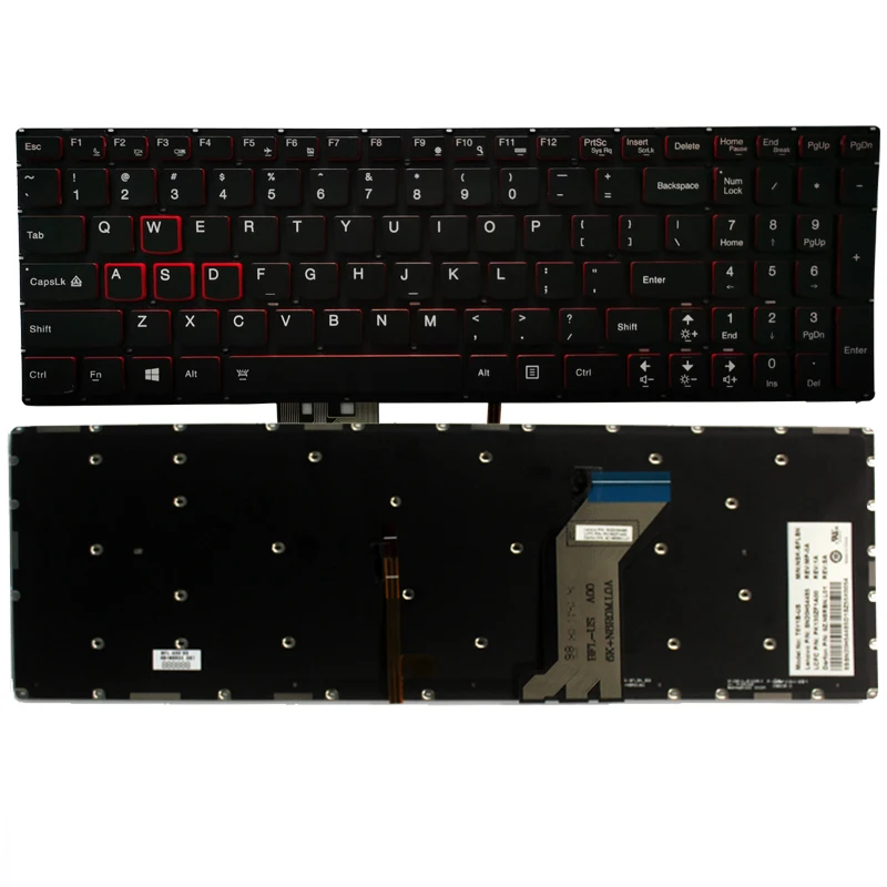 Новая английская клавиатура для Lenovo ideapad Y700 Y700-15ISK US клавиатура ноутбука с подсветкой
Новая английская клавиатура для Lenovo ideapad Y700 Y700-15ISK US клавиатура ноутбука с подсветкой