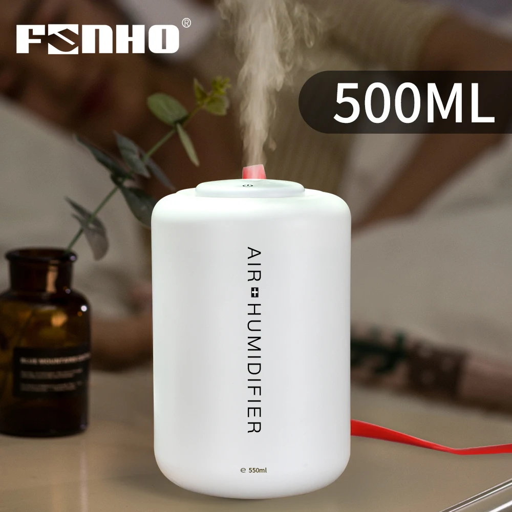 Электрический USB увлажнитель воздуха FUNHO 500 мл распылитель эфирных масел для