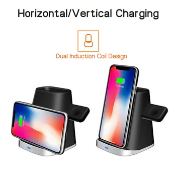 3 in 1 Wireless Charger Multifunctional Fast Charging Dock Stand for Mobile AS99
3 in 1 Wireless Charger Multifunctional Fast Charging Dock Stand for Mobile AS99