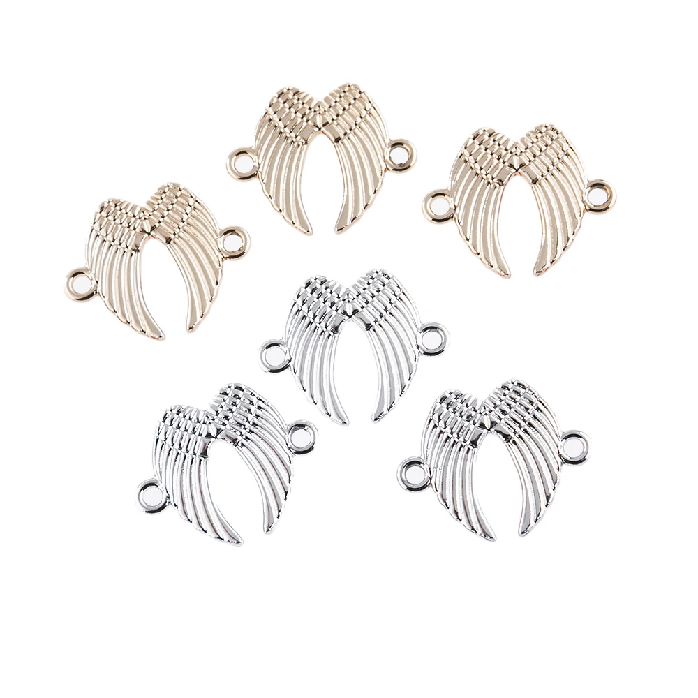 10pcs Charms Angel Wings 21x19mm Antique Making Pendant Fit Vintage Gold Silver Color DIY Handmade Jewelry
10pcs Charms Angel Wings 21x19mm Antique Making Pendant Fit Vintage Gold Silver Color DIY Handmade Jewelry