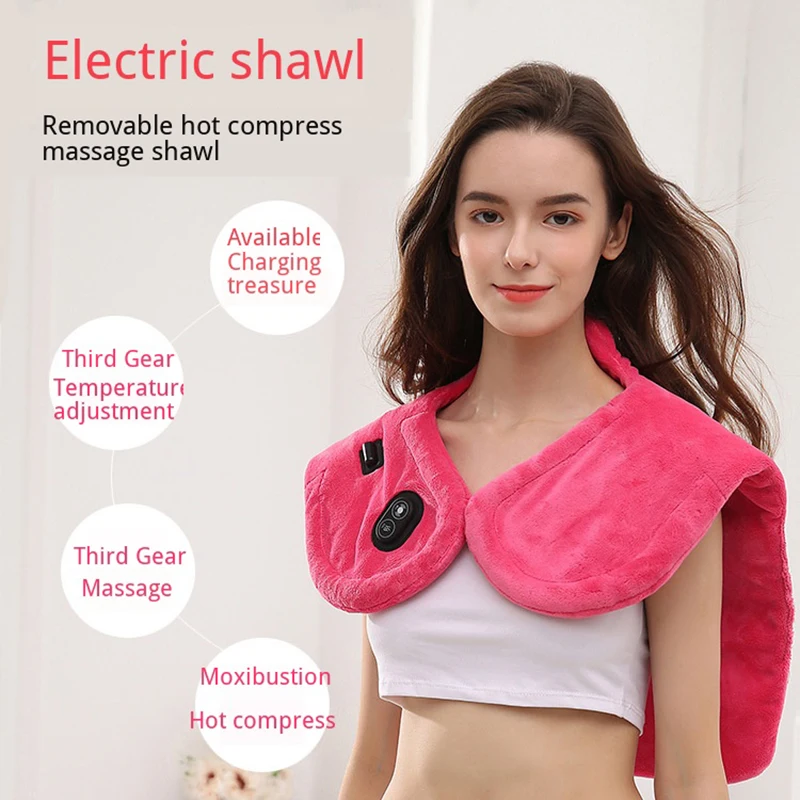 Hot Compress Massage Cape Massager For Neck Relief Neck Waist Knee Leg Pain Massager Point Stimulator Body Massager Electric Hea
Hot Compress Massage Cape Massager For Neck Relief Neck Waist Knee Leg Pain Massager Point Stimulator Body Massager Electric Hea