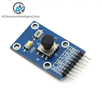 Five Direction Navigation Button Module for MCU AVR Game 5D Rocker Joystick Independent Keyboard for Arduino Joystick Module
Five Direction Navigation Button Module for MCU AVR Game 5D Rocker Joystick Independent Keyboard for Arduino Joystick Module