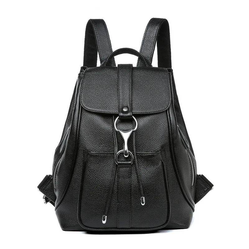 Bag Genuine Leather Woman Big Capacity Simple Joker Backpack 2020 Shoulders Package Tide
Bag Genuine Leather Woman Big Capacity Simple Joker Backpack 2020 Shoulders Package Tide