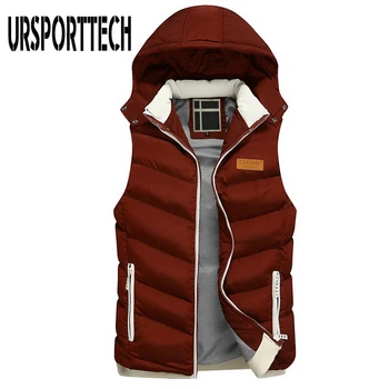Autumn Winter Mens Vest Jacket Men's Sleeveless Waistcoat Mens Fashion Cotton-padded Sleeveless Vest Overcoats Hat Detachable
Autumn Winter Mens Vest Jacket Men's Sleeveless Waistcoat Mens Fashion Cotton-padded Sleeveless Vest Overcoats Hat Detachable