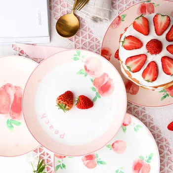 Ceramic Dinner Plate Breakfast Cute Plate Fruit Tableware Home Porcelain Dish Small Tray Plate
Ceramic Dinner Plate Breakfast Cute Plate Fruit Tableware Home Porcelain Dish Small Tray Plate