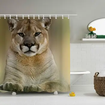 Shower Curtain Print Cougar Mountain Lion for Bathroom
Shower Curtain Print Cougar Mountain Lion for Bathroom