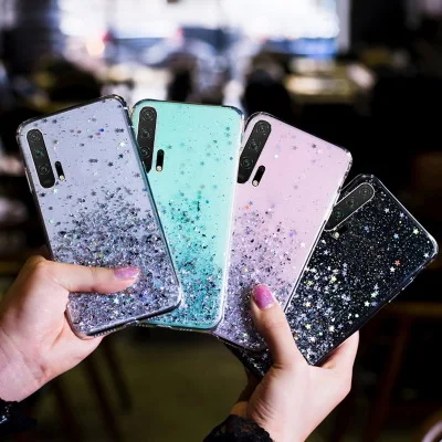 Блестящий чехол со звездой для Samsung Galaxy A10 A10S A20 A20S A20E A30 A30S A40 A40S A50 A50S S8 S9 S10 S20 Plus A9 A7