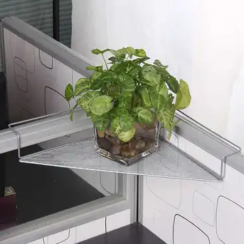 Iron Triangle Corner Storage Rack hanging Shelf Office Cubicle Home Desktop Organizer Plant Holder
Iron Triangle Corner Storage Rack hanging Shelf Office Cubicle Home Desktop Organizer Plant Holder