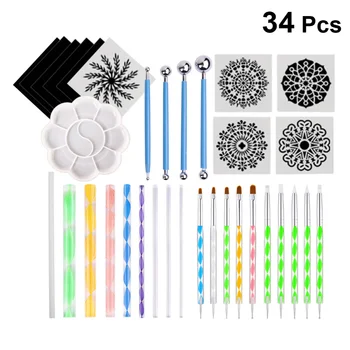 1 Set Stipple Tool Pen Set DIY Dotting Tools Pen Set Mandala Stipple Tool Pen Set Creative Diy Graffiti Tool for Adults Beginner
1 Set Stipple Tool Pen Set DIY Dotting Tools Pen Set Mandala Stipple Tool Pen Set Creative Diy Graffiti Tool for Adults Beginner