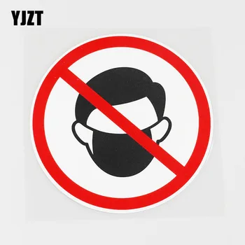 YJZT 11.7CMX11.7CM It Is Forbidden To Cover Your Face Here PVC Decal Car Sticker 11B-0074
YJZT 11.7CMX11.7CM It Is Forbidden To Cover Your Face Here PVC Decal Car Sticker 11B-0074