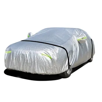 S-XXXL New Aluminum Film Cotton Velvet Thickening Car Clothing Summer Rain Sun Visor Car Cover Windproof Belt
S-XXXL New Aluminum Film Cotton Velvet Thickening Car Clothing Summer Rain Sun Visor Car Cover Windproof Belt