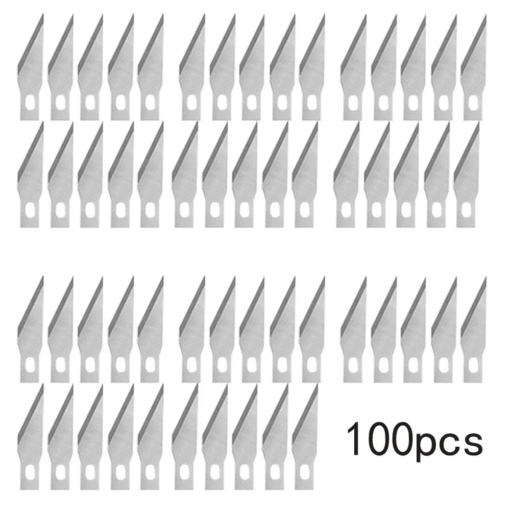100PCS 11# Blades Stainless Steel Engraving Knives Blades Woodworking Tools SK5 Metal Blade Graver Craft Scalpel Knives Blade
100PCS 11# Blades Stainless Steel Engraving Knives Blades Woodworking Tools SK5 Metal Blade Graver Craft Scalpel Knives Blade