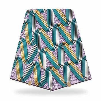 New Tissus Wax Veritable Guaranteed Real Pagne Wax High Quality Pagne Hot Wax Veritable 6yards African Ankara Sewing Fabric 
New Tissus Wax Veritable Guaranteed Real Pagne Wax High Quality Pagne Hot Wax Veritable 6yards African Ankara Sewing Fabric