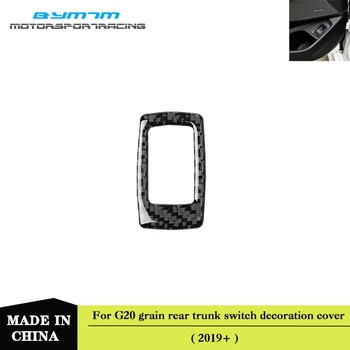 Carbon fiber grain rear trunk switch decoration cover For BMW 3 Series G20 320 325 330 335
Carbon fiber grain rear trunk switch decoration cover For BMW 3 Series G20 320 325 330 335