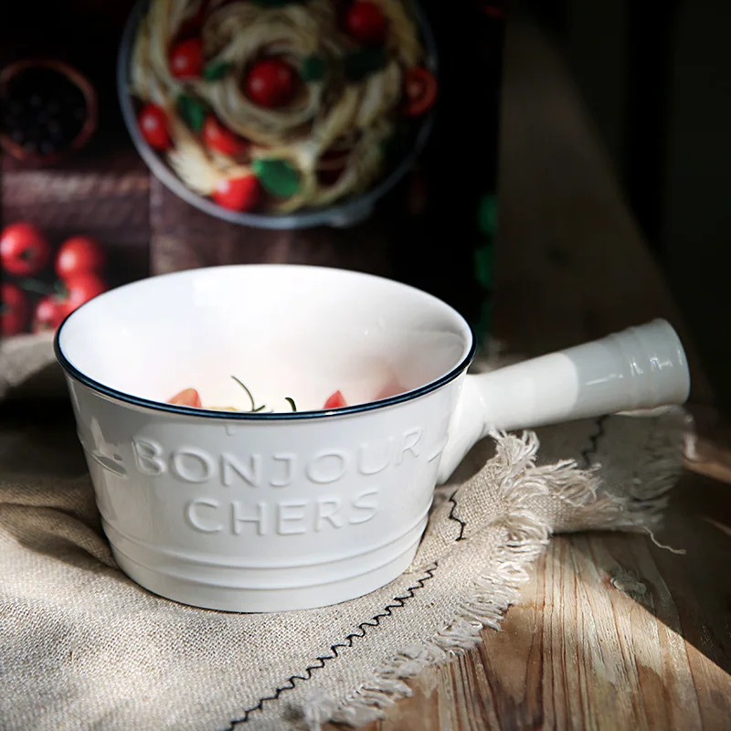 Breakfast Bowls Soup Bowl Ceramic Service Plate Bowl Eating Bowl Handle Bowl Double Handle Disk Set round Plates One Person Food
Breakfast Bowls Soup Bowl Ceramic Service Plate Bowl Eating Bowl Handle Bowl Double Handle Disk Set round Plates One Person Food
