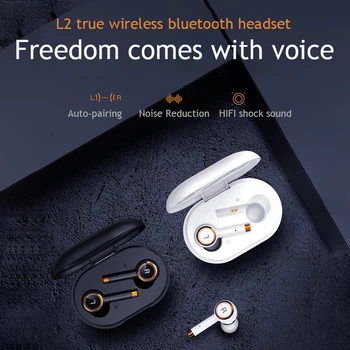 TWS L2 pro Bluetooth Headphone Mini True Wireless Earbuds Earphone BT5.0 Noise Cancelling earpieces TWS Sports Earphones Headset
TWS L2 pro Bluetooth Headphone Mini True Wireless Earbuds Earphone BT5.0 Noise Cancelling earpieces TWS Sports Earphones Headset