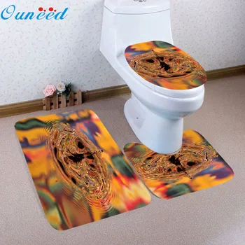 Ouneed 3pcs/set Artistic water drops beach forest pattern Bathroom Pedestal Non-Slip Rugs+Lid Toilet Covers+Bath Floor mats 2020
Ouneed 3pcs/set Artistic water drops beach forest pattern Bathroom Pedestal Non-Slip Rugs+Lid Toilet Covers+Bath Floor mats 2020