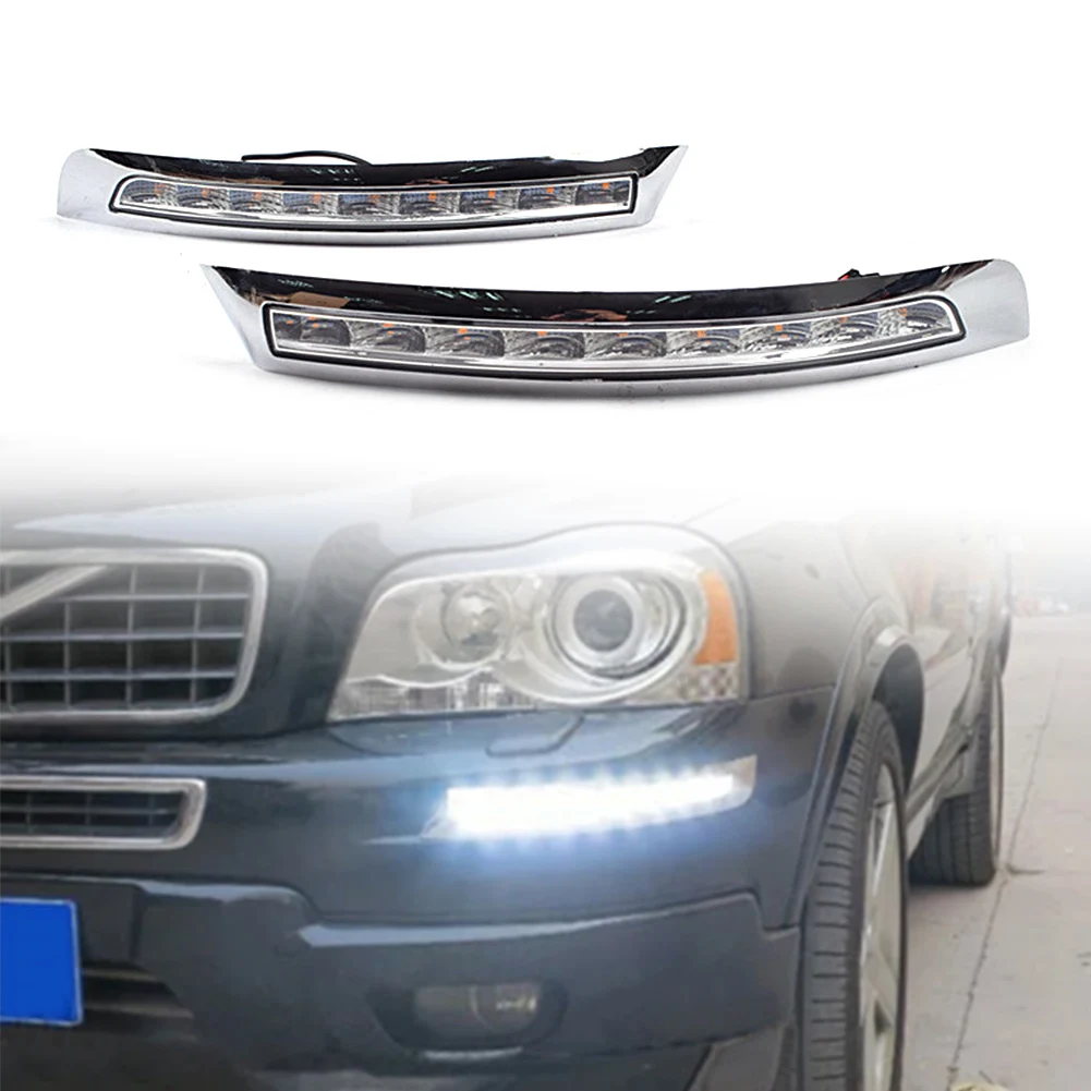 Pair LED Daytime Running Light DRL Driving Fog Lamp For Volvo XC90 2007-2013 With Turn Signal
Pair LED Daytime Running Light DRL Driving Fog Lamp For Volvo XC90 2007-2013 With Turn Signal