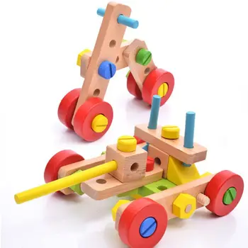 Boys Girls Wooden Variety Nut Building Blocks Combination for Children Kids 
Boys Girls Wooden Variety Nut Building Blocks Combination for Children Kids