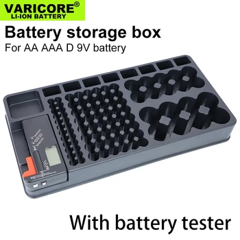 1-10PCS Battery Storage Box Holder Case/Organizer/Container AA AAA C D and 9V battery with Test voltage meter 
1-10PCS Battery Storage Box Holder Case/Organizer/Container AA AAA C D and 9V battery with Test voltage meter