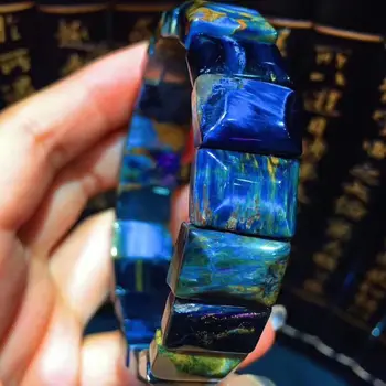 Top Natural Yellow Blue Pietersite Bracelet For Woman Men Firework Stone 14x10mm Namibia Rectangle Beads Bangle Jewelry AAAAA
Top Natural Yellow Blue Pietersite Bracelet For Woman Men Firework Stone 14x10mm Namibia Rectangle Beads Bangle Jewelry AAAAA