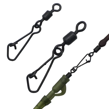 20PCS Carp Fishing Accessories Snap Link Swivels Hook Snap Swivel Size 8/11 Hook Bait Connectors Carp Fishing Rigs Making Tackle
20PCS Carp Fishing Accessories Snap Link Swivels Hook Snap Swivel Size 8/11 Hook Bait Connectors Carp Fishing Rigs Making Tackle